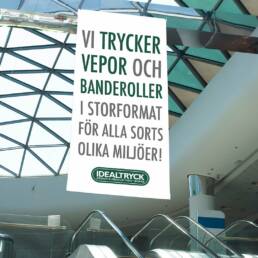 Vepor och banderoller till offentlig miljö